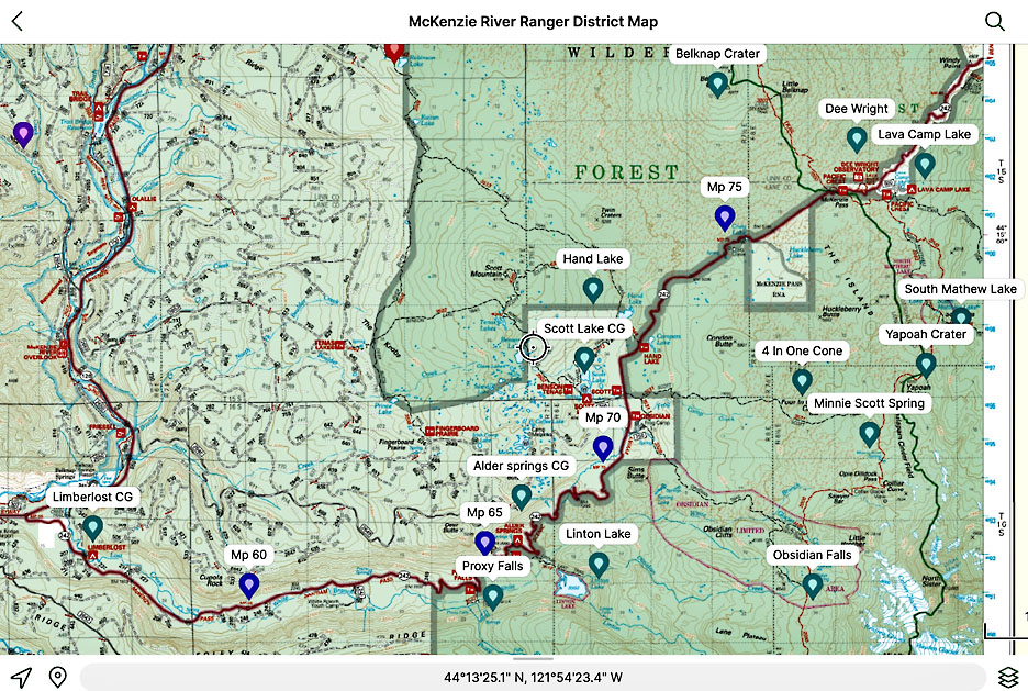 mckensie rd map graphic